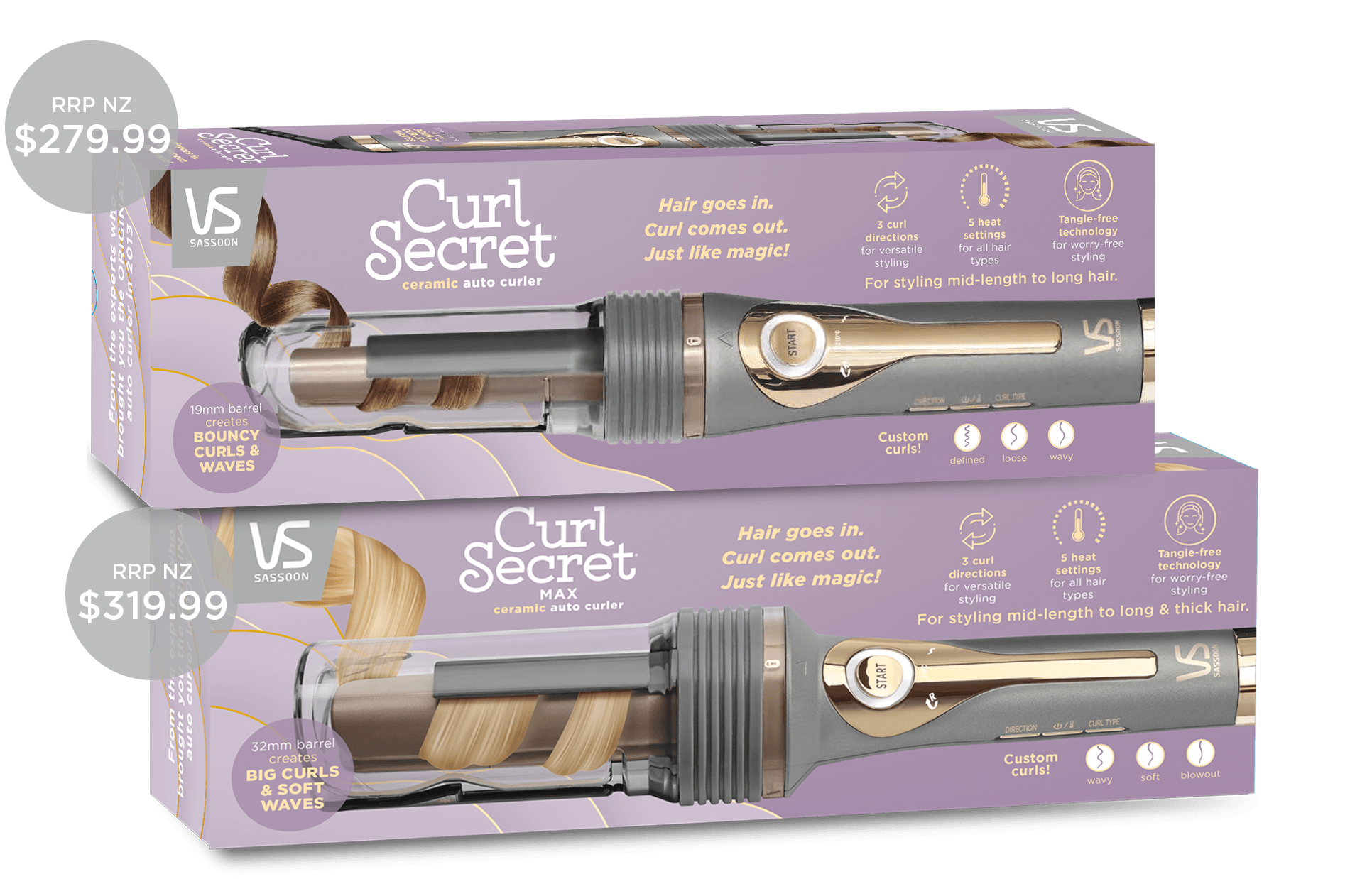 Curl Secret Max Package Mobile