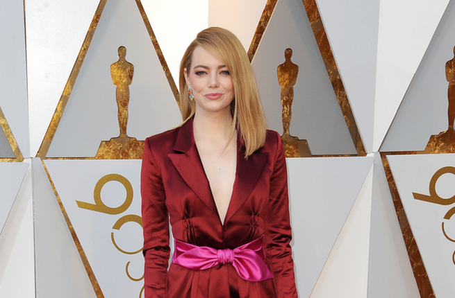 Emma Stone at the Academy Awards