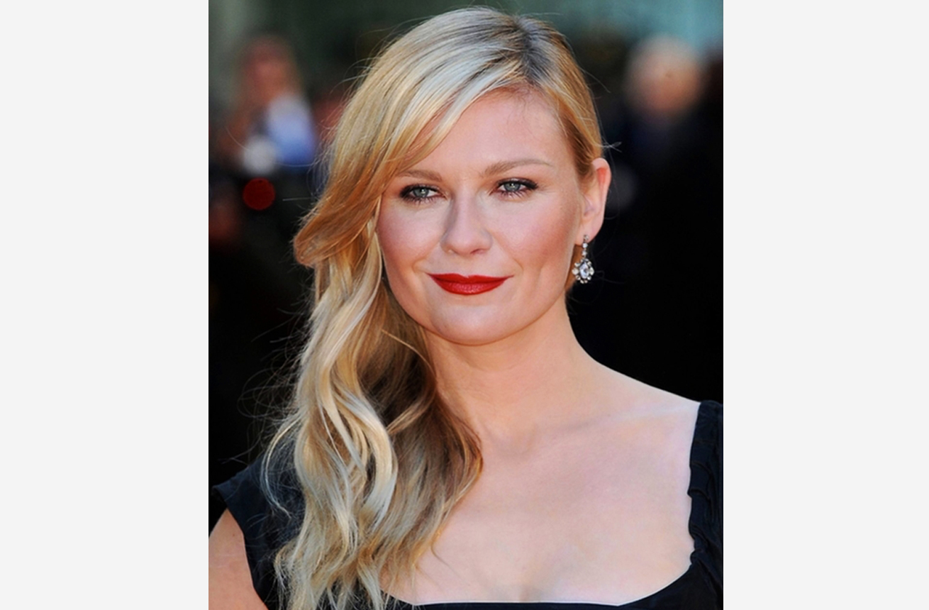 Kirsten-dunst hair square shaped