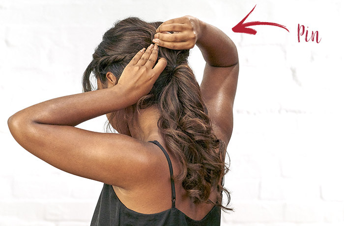 Ponytail upstyle
