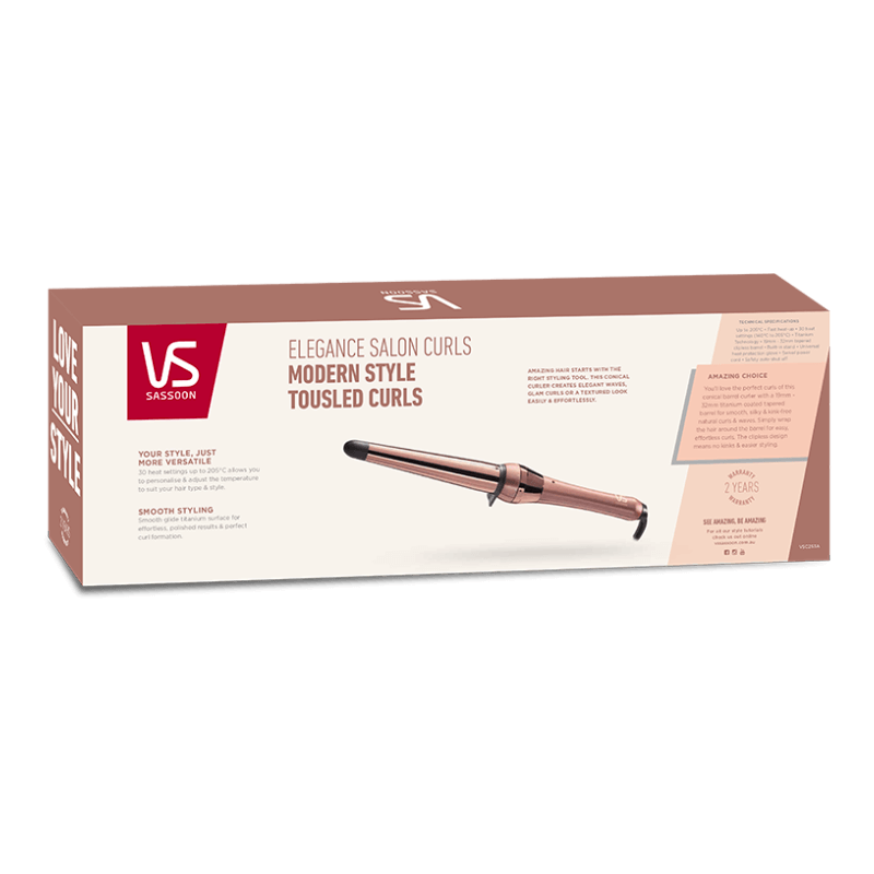 Elegance Salon Curls VS Sassoon New Zealand