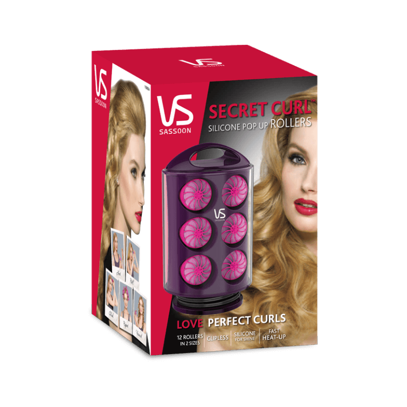 Secret Curl Pop Up Rollers Packages