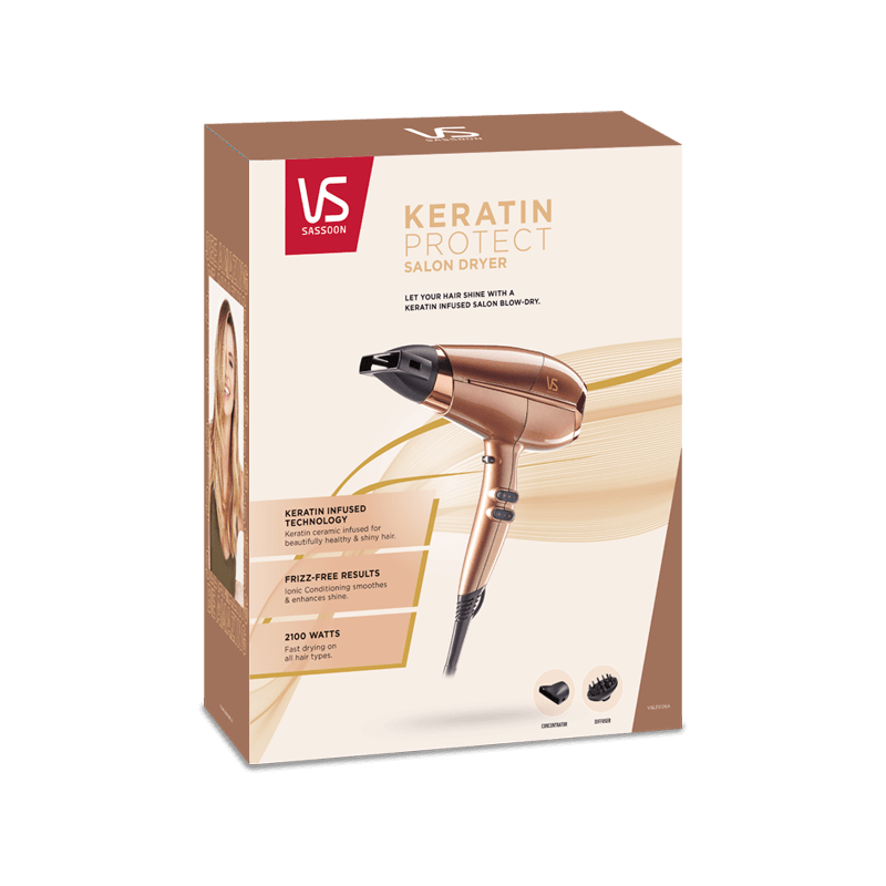 vs sassoon keratin protect straightener