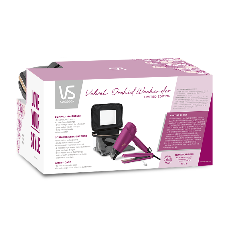 Velvet orchid straighteners on sale