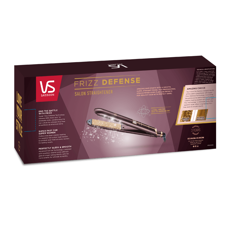 Frizz Defense Salon Straightener VS Sassoon New Zealand