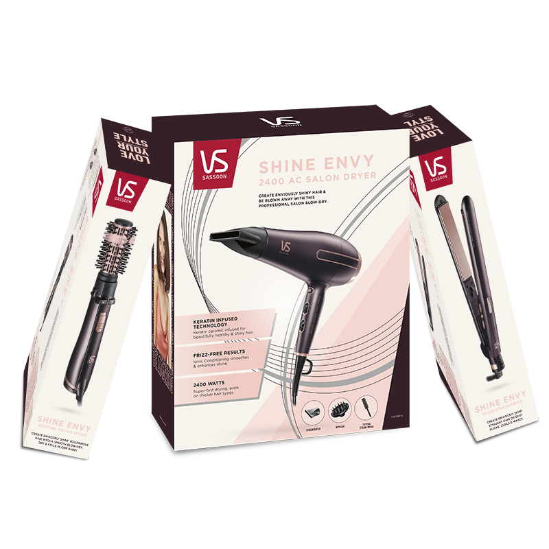 Shine Envy Rotating Hot Air Styler VS Sassoon New Zealand