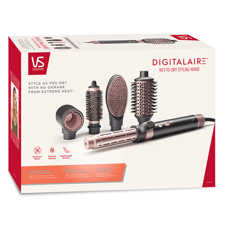 DigitalAIRE™ Wet-To-Dry Styling Wand Packages